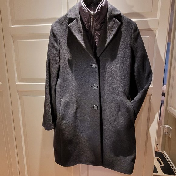 Cinzia Rocca Icons Wool Coat, Gray - Picture 4 of 7